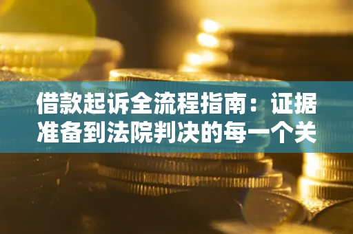 济南借款起诉全流程指南：证据准备到法院判决的每一个关键步骤