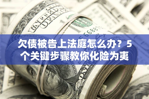 济南欠债被告上法庭怎么办？5个关键步骤教你化险为夷